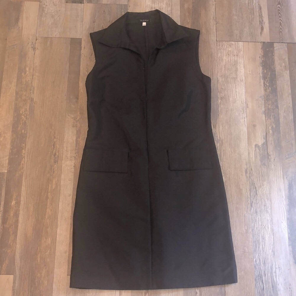 Byblos black mini dress with pockets. Size 4.